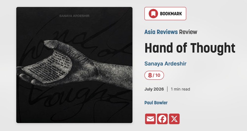 Songlines review of Hand of Thought